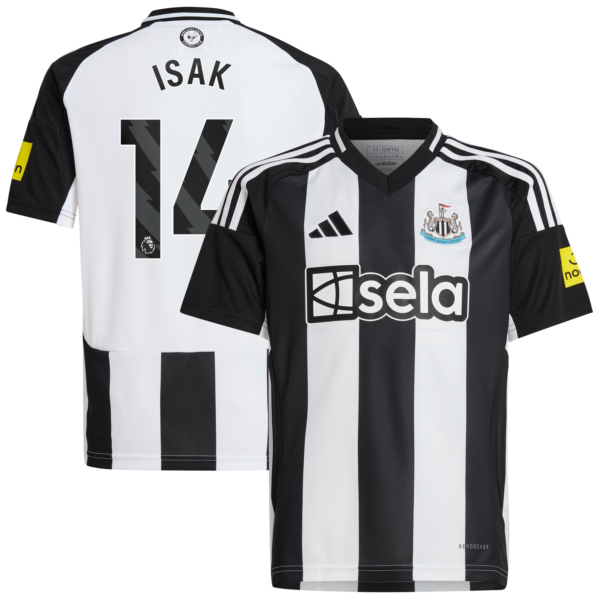 [SJH] Alexander Isak Newcastle United Youth 2024/25 Home Replica Player Jersey - Black