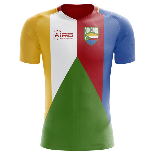 Official 2025-2026 Comoros Home Concept Football Shirt - Womens