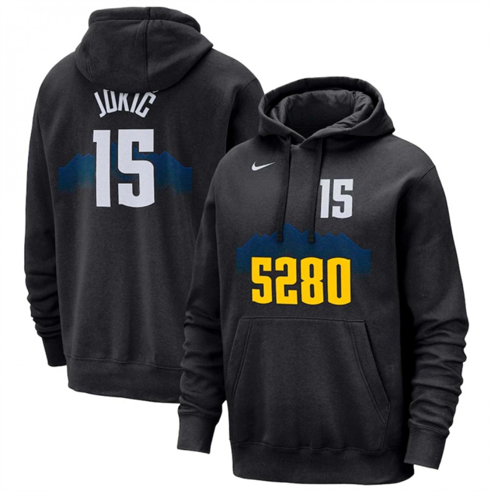 Pro Grade Jersey Denver Nuggets Nikola Jokic15 - Black City Edition
