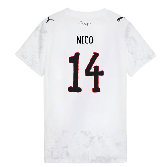 2025-2026 KIDSUPER x Manchester City CWC Shirt (White) - Womens (Ni...