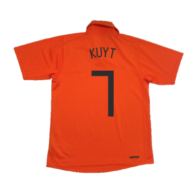 Holland 2006-08 Home Shirt (M) ((Good) M) (Kuyt 7) Netherlands
