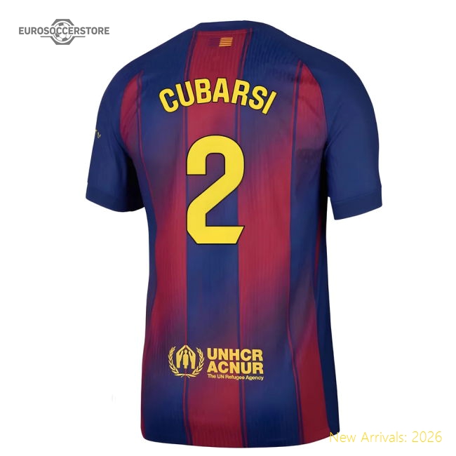 2025-2026 Fcb Authentic First Jersey (cubarsi 2) - Fan Design