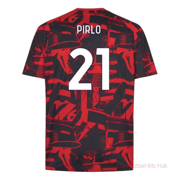 Breathable AC Milan Warm Up 2026-2027 Jersey (Pirlo 21)