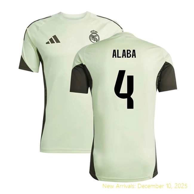 2025-2026 RM Real Madrid Training Premium Quality Jersey (Almost Lime)