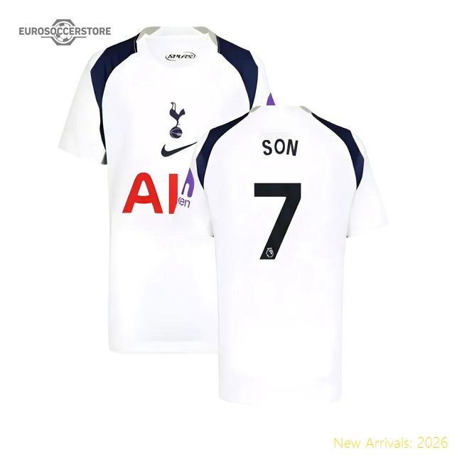 Luxury 2025-2026 Spurs Hotspur Home Shirt (kids) (son 7)
