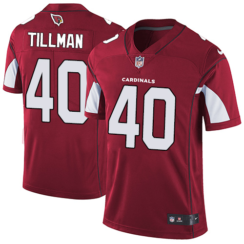 Official NFL Arizona Cardinals #40 Pat Tillman Red Limited Jersey