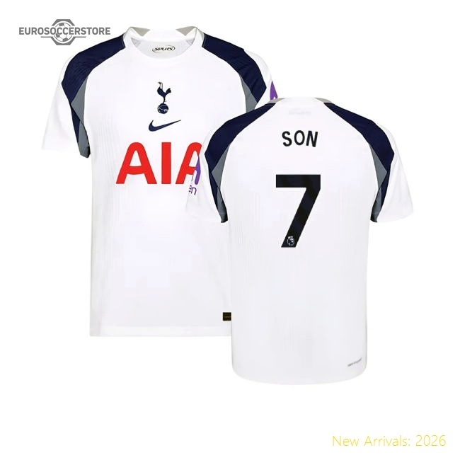 2025-2026 Thfc Hotspur Authentic Home Shirt (son 7) - Unbeatable Value