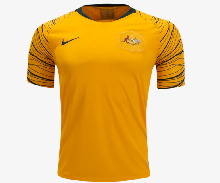 Authentic Australia Home 2018 World cup Soccer Jersey Shirt