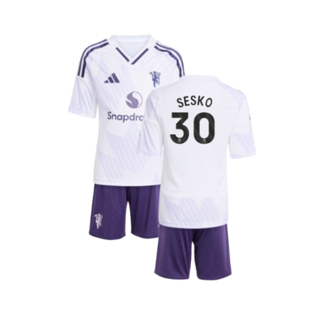 Authentic 2025-2026 Away Rare Find - Breathable Fabric Sesko 30 A#219