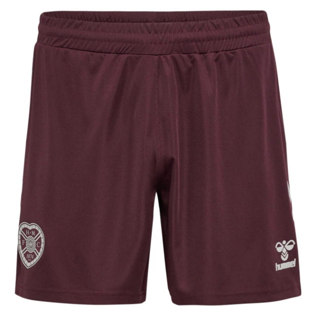 [FJH] 2026-2027 Hearts Away Shorts (Maroon) - Kids
