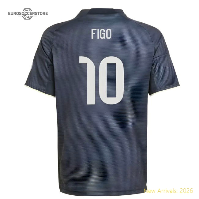 Professional-Grade 2025-2026 Real Madrid Away Shirt (Kids) (Figo 10)