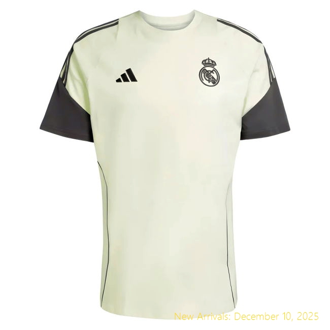 Elite 2025-2026 RM Real Madrid Training Tee (Almost Lime) - Discounted