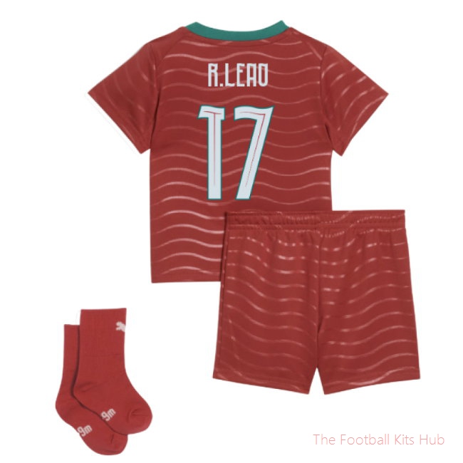 2026-2027 Portugal Home Baby Kit (R.Leao 17)