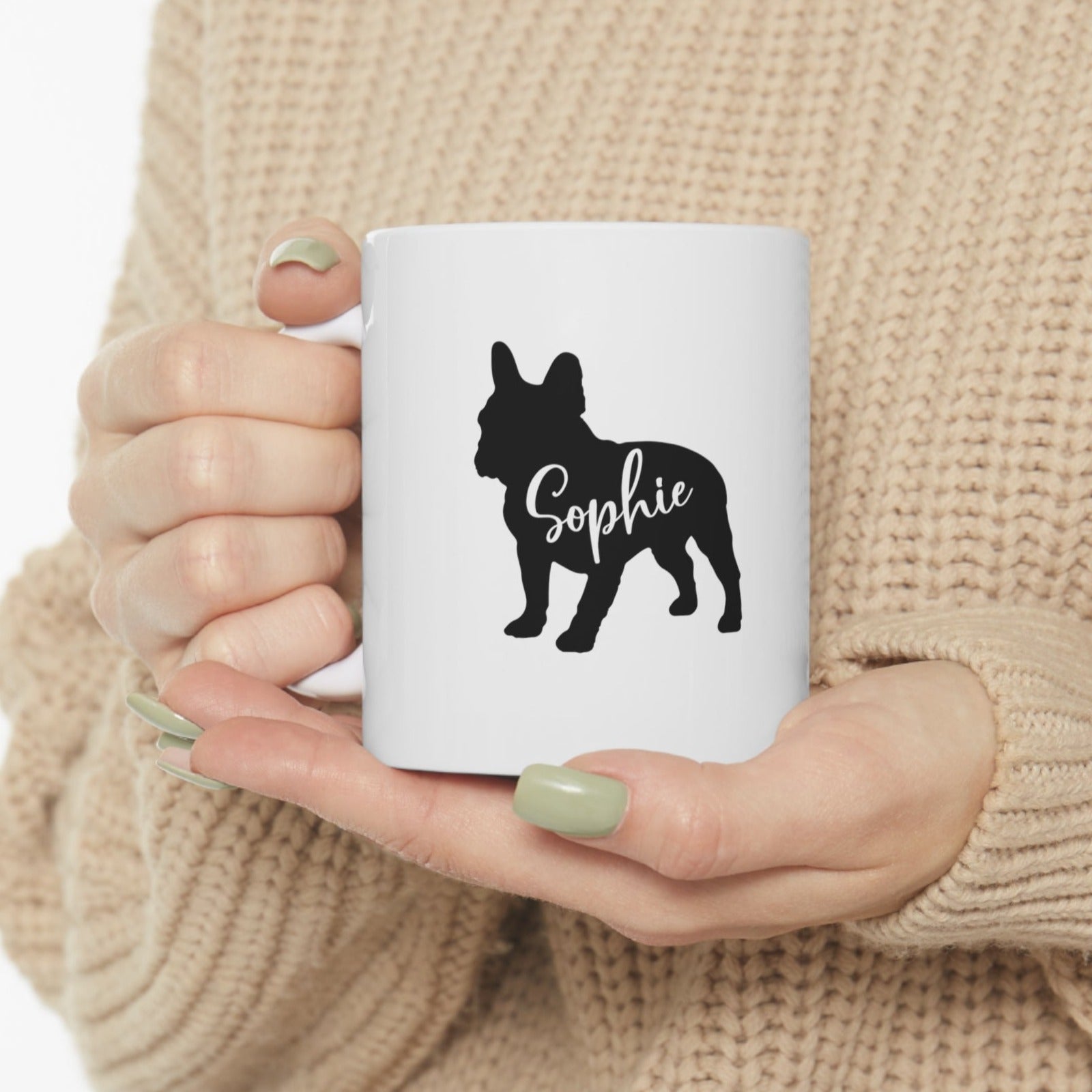 Custom Mug With Frenchie Name For French Bulldogs | Breed-optimized