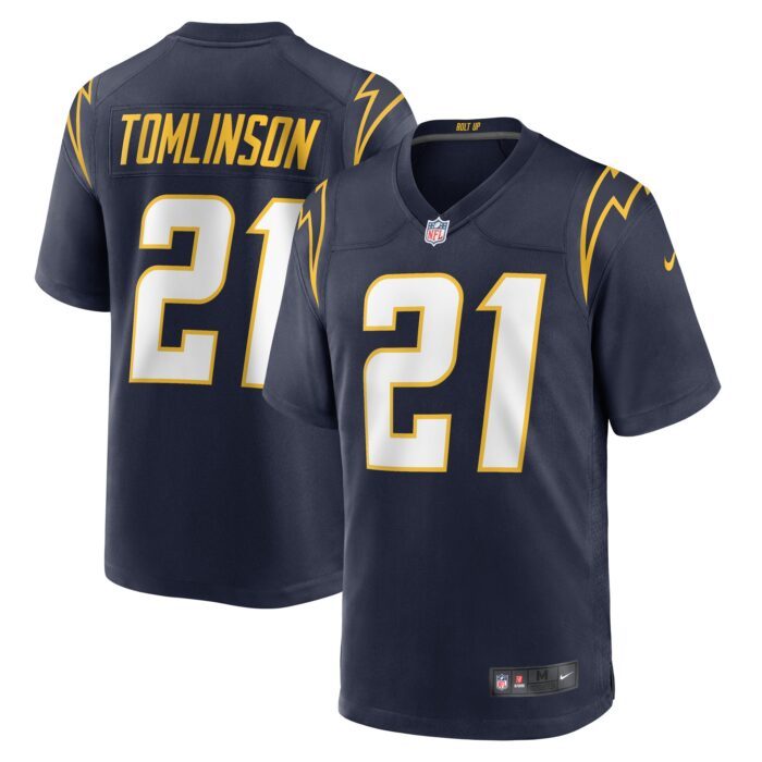 None Men's LA Chargers Iconic Official Jersey Game Day Wear