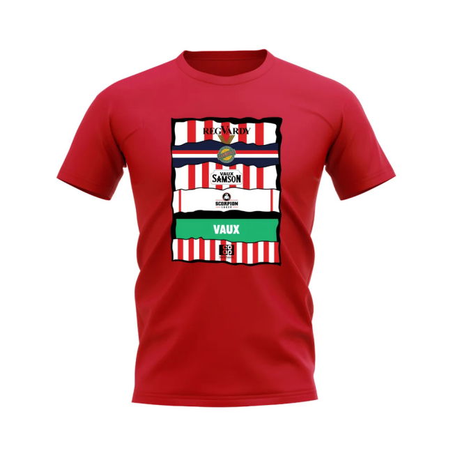 Sunderland Shirt Sponsor History T-shirt (Red)