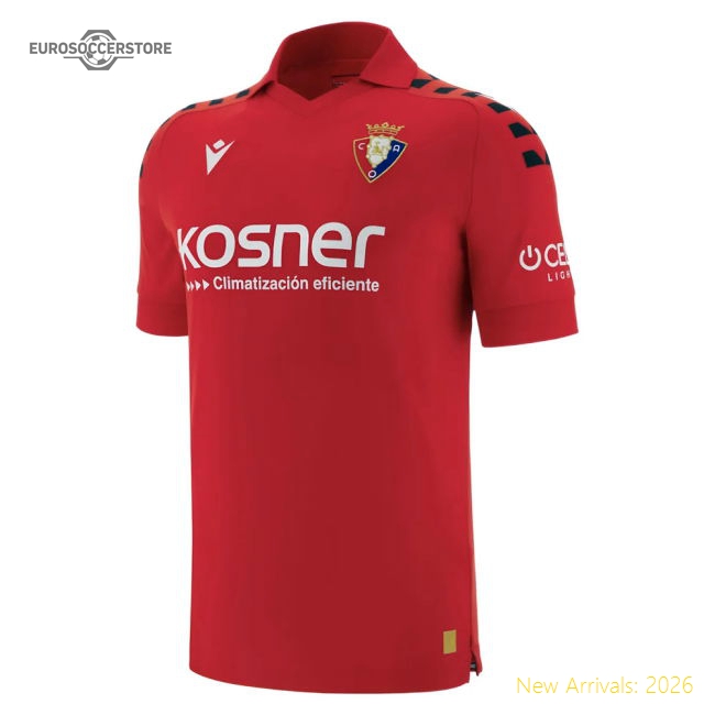 Popular Authentic 2025-2026 Osasuna Home Shirt (Your Name)