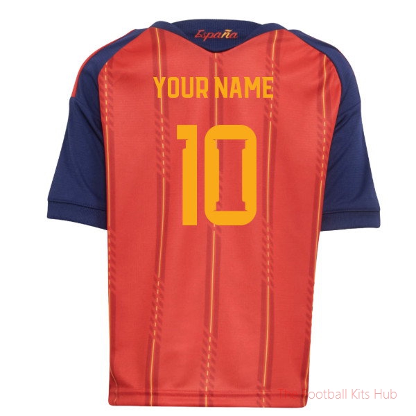 Spain Home Little Kids 2026-2027 Mini Kit (Kids) (Your Name)
