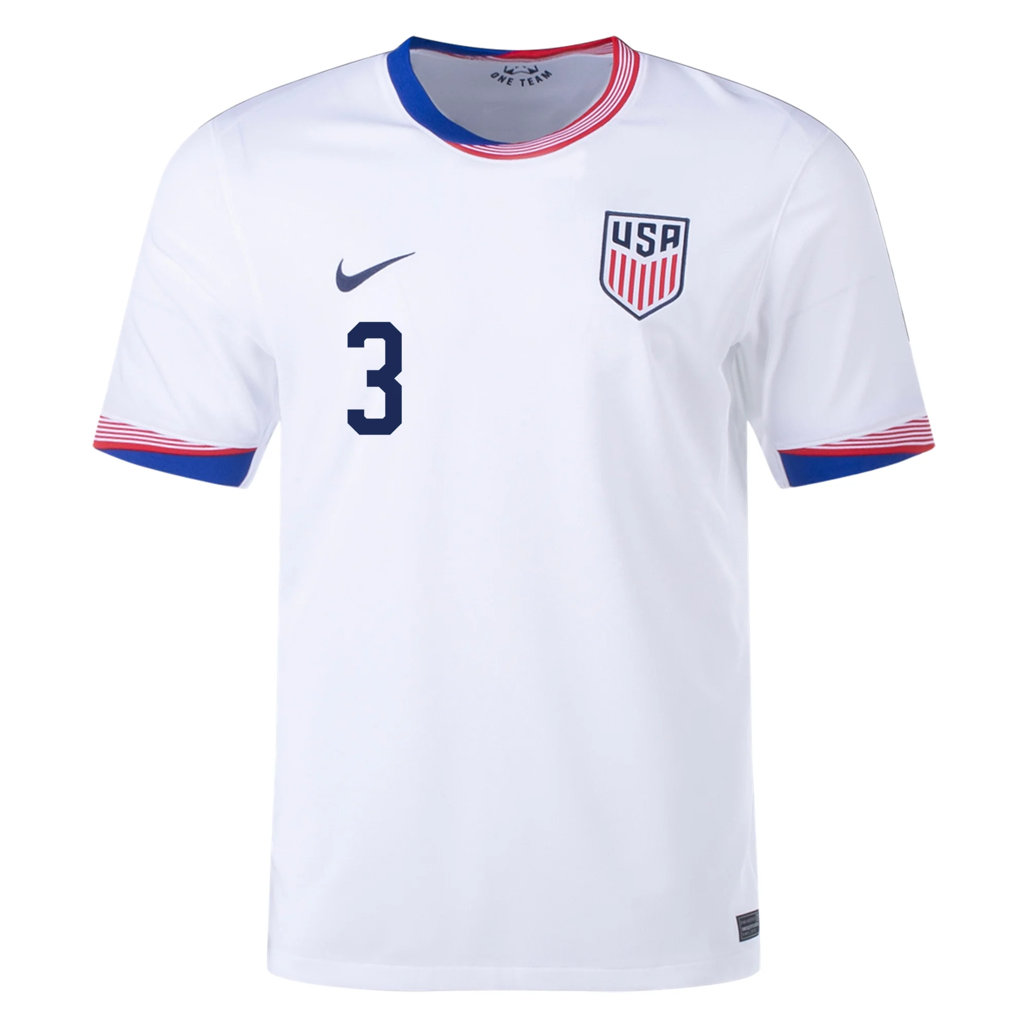 USA 2024-2025 Home Football Shirt –  Edition S