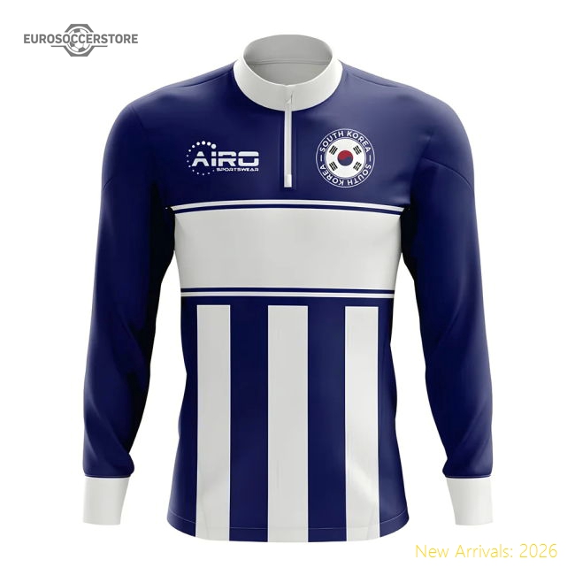 High-quality South Korea Concept Football Half Zip Midlayer Top (na