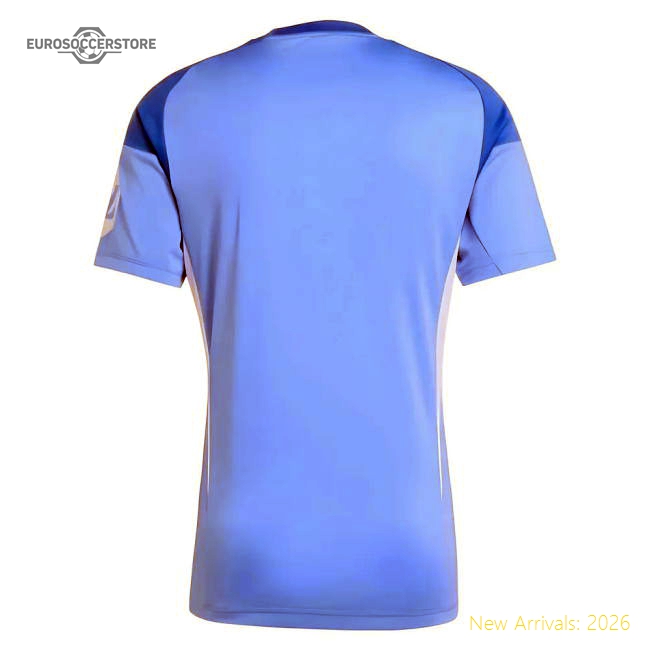 Premium 2025-2026 Real Madrid Home Goalkeeper Shirt (Blue)