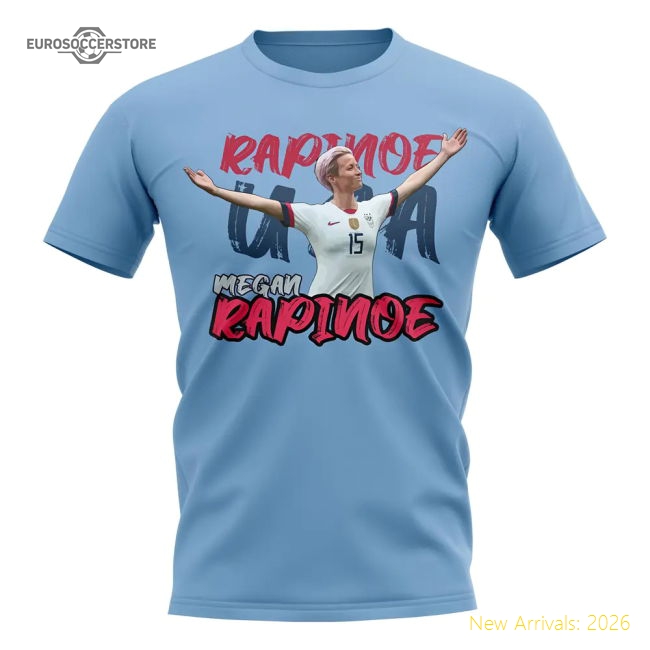 Megan Rapinoe Graphic Player Tee (sky) - Budget-friendly
