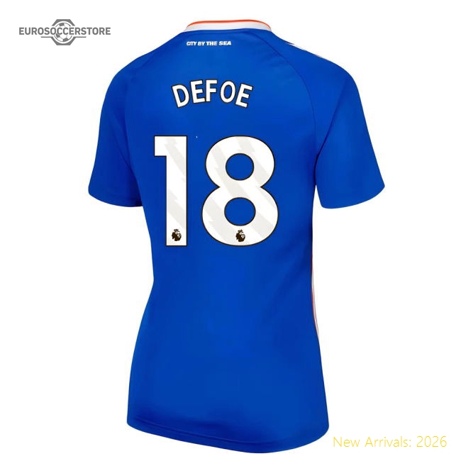 Premium-grade Premier League Team Away Defoe Jersey 2025-2026 Flexible