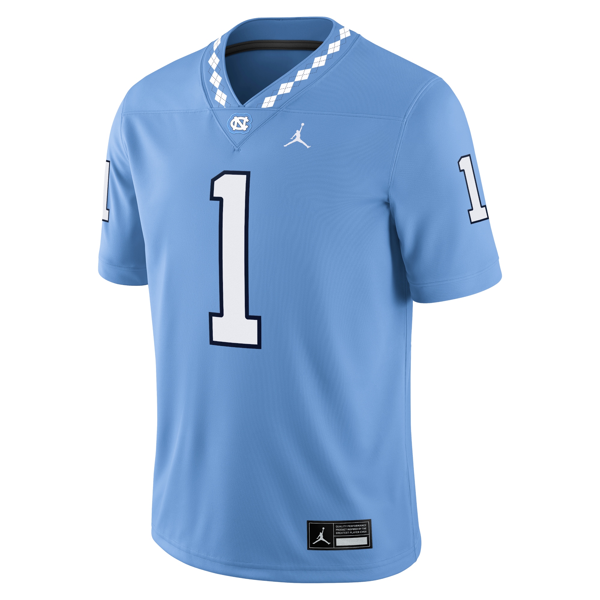 [DDG] North Carolina Tar Heels Game Jersey - Carolina Blue