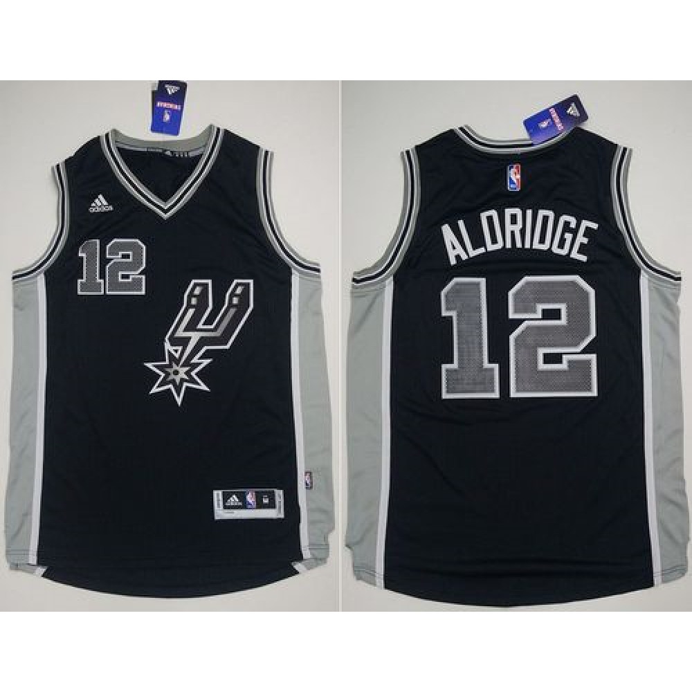 Fan Favorite Affordable Men's SAS #12 LaMarcus Black Basketball Jersey