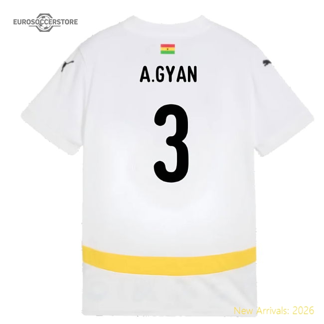 2024-2025 Football Team Kids Comfortable Jersey A.gyan Climacool