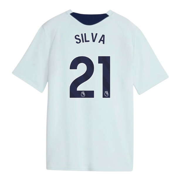 [JED] 2026-2027 Man City Training Jersey (Dewdrop) - Kids (Silva 21)