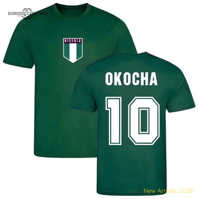 Durable Okocha Nigeria 20242025 Training Shirt () Modern