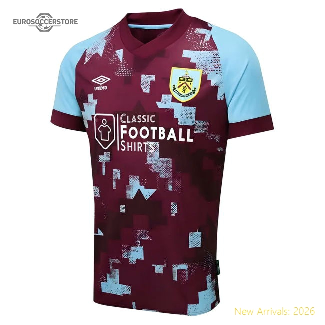 2022-2023 Burnley Home Shirt - Collectors Item - Premium Quality