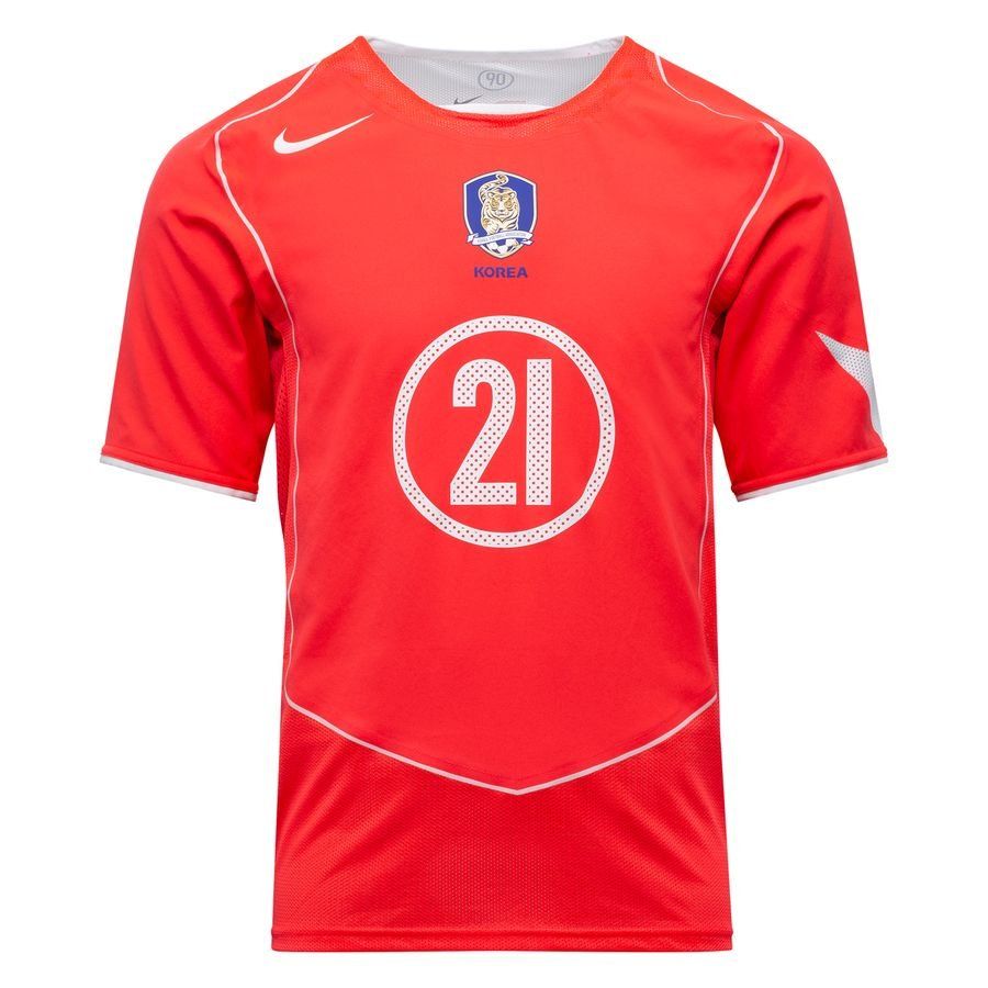 South Korea Home Shirt 2004 Reissue Park Ji Sung 21 Supporter Version