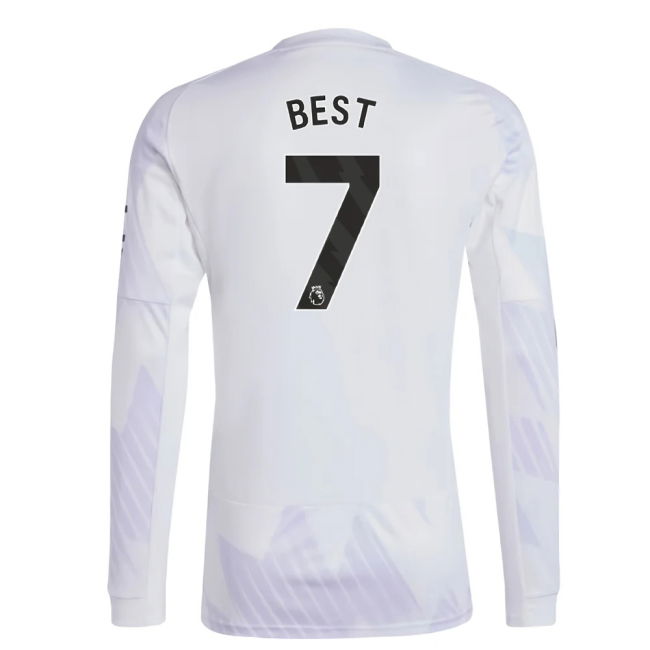 2025-2026 Man Utd Long Sleeve Away Top (Best 7)