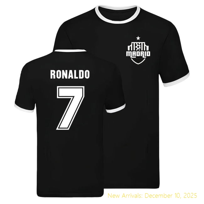 Elite RM Real Madrid Ringer T-shirt (Cristiano Ronaldo 7) - Best Value