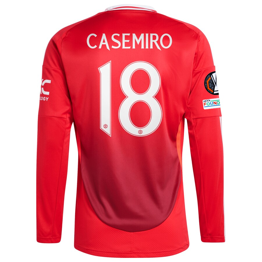 Manchester United Sleeve 2024-2025 UEL Home Jersey – Authentic Shirt
