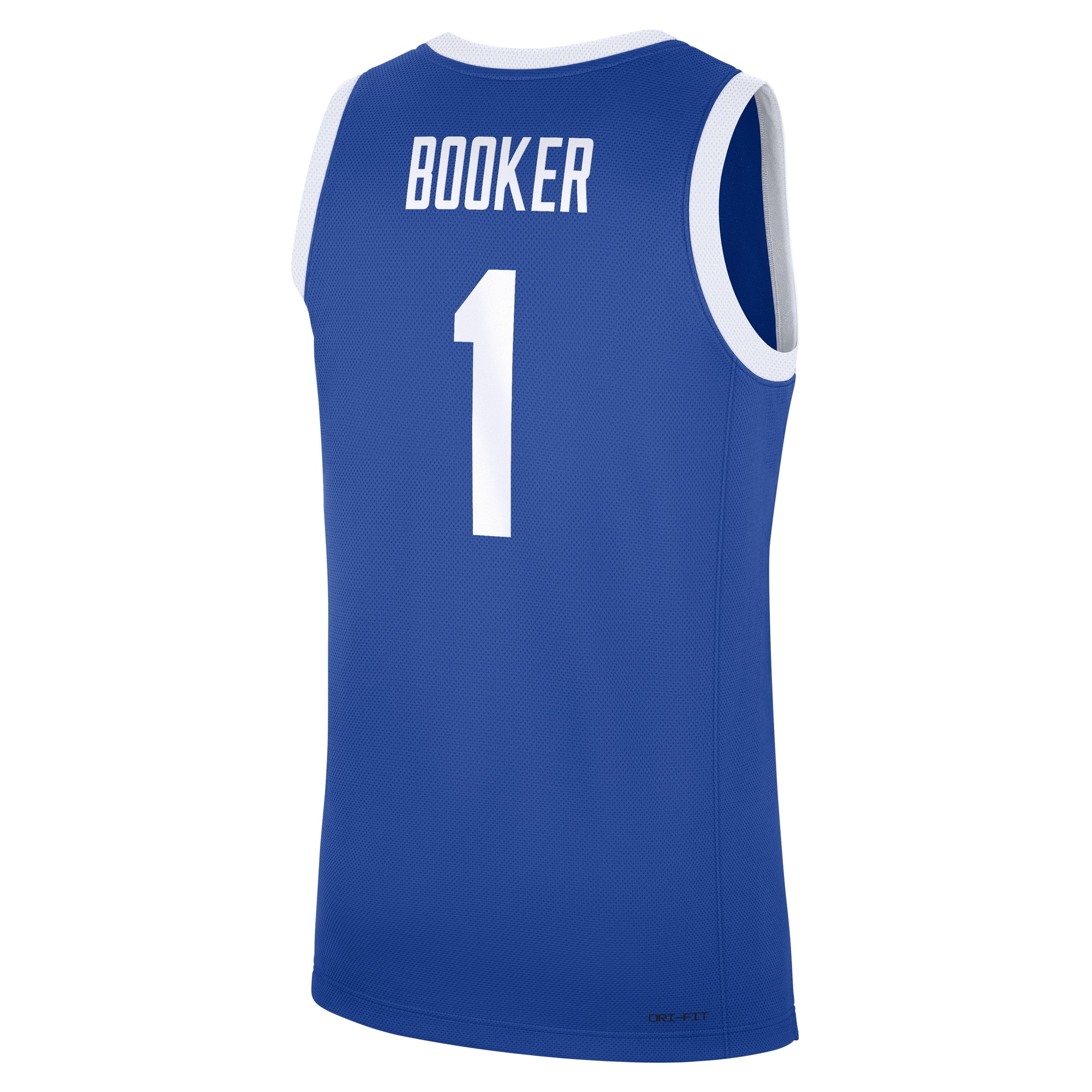 [NJP] Devin Booker #1 Kentucky Wildcats Road Replica Basketball Jersey - Royal