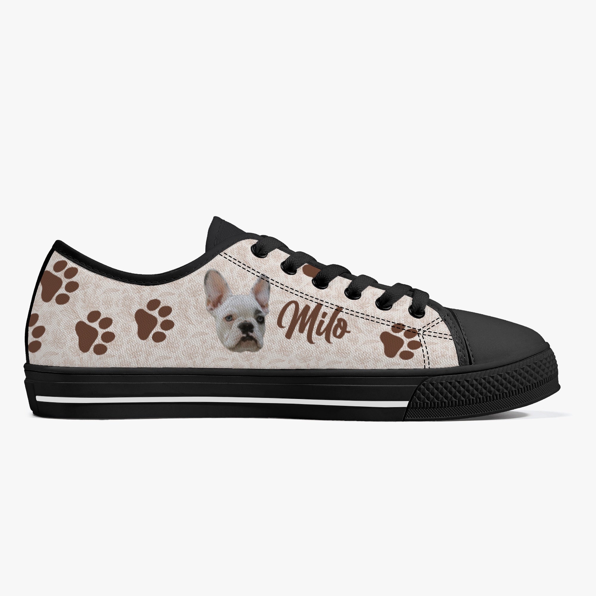Stylish Deebo - Personalized Classic Low-top Canvas Shoes for Pet