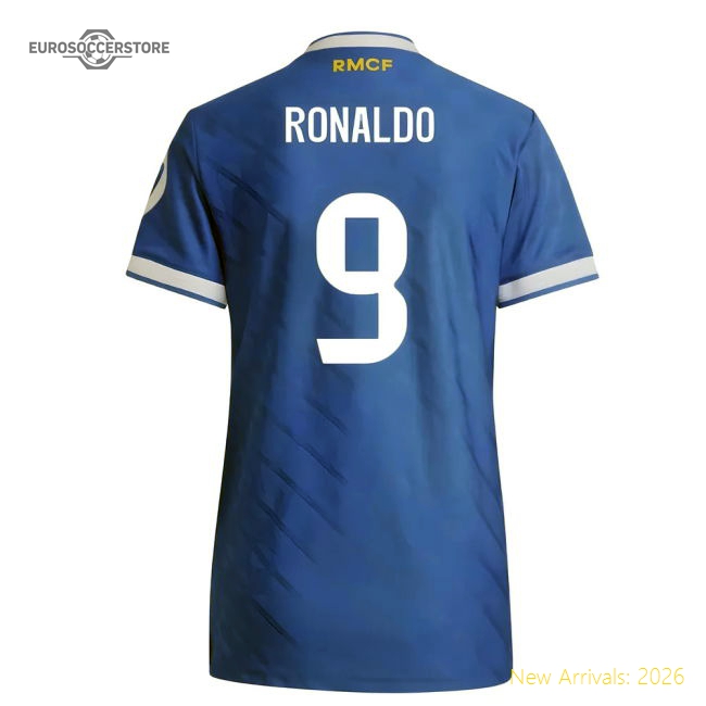 Elite Real Madrid Third Ronaldo Jersey 2025-2026 Moisture-wicking