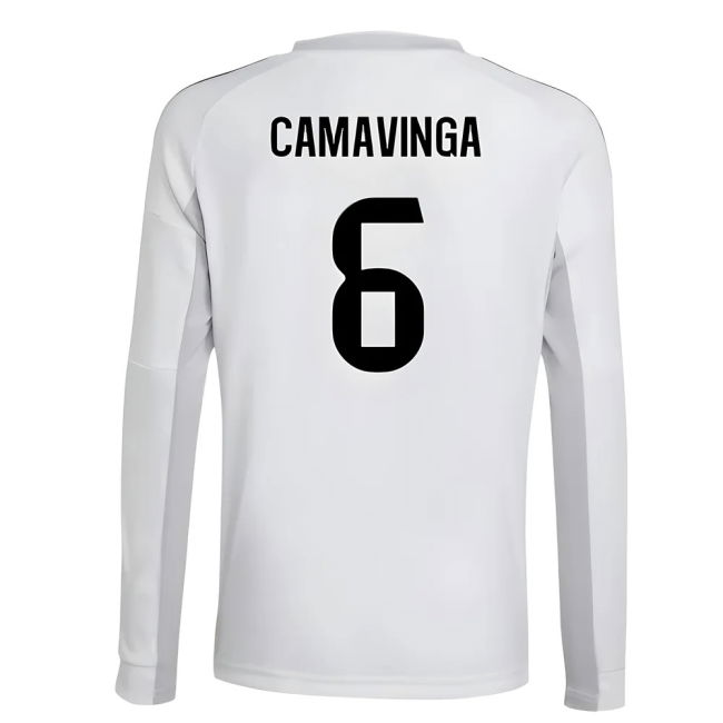 Real Madrid Soccer Club Fashionable Home Soccer Jersey (Kids)