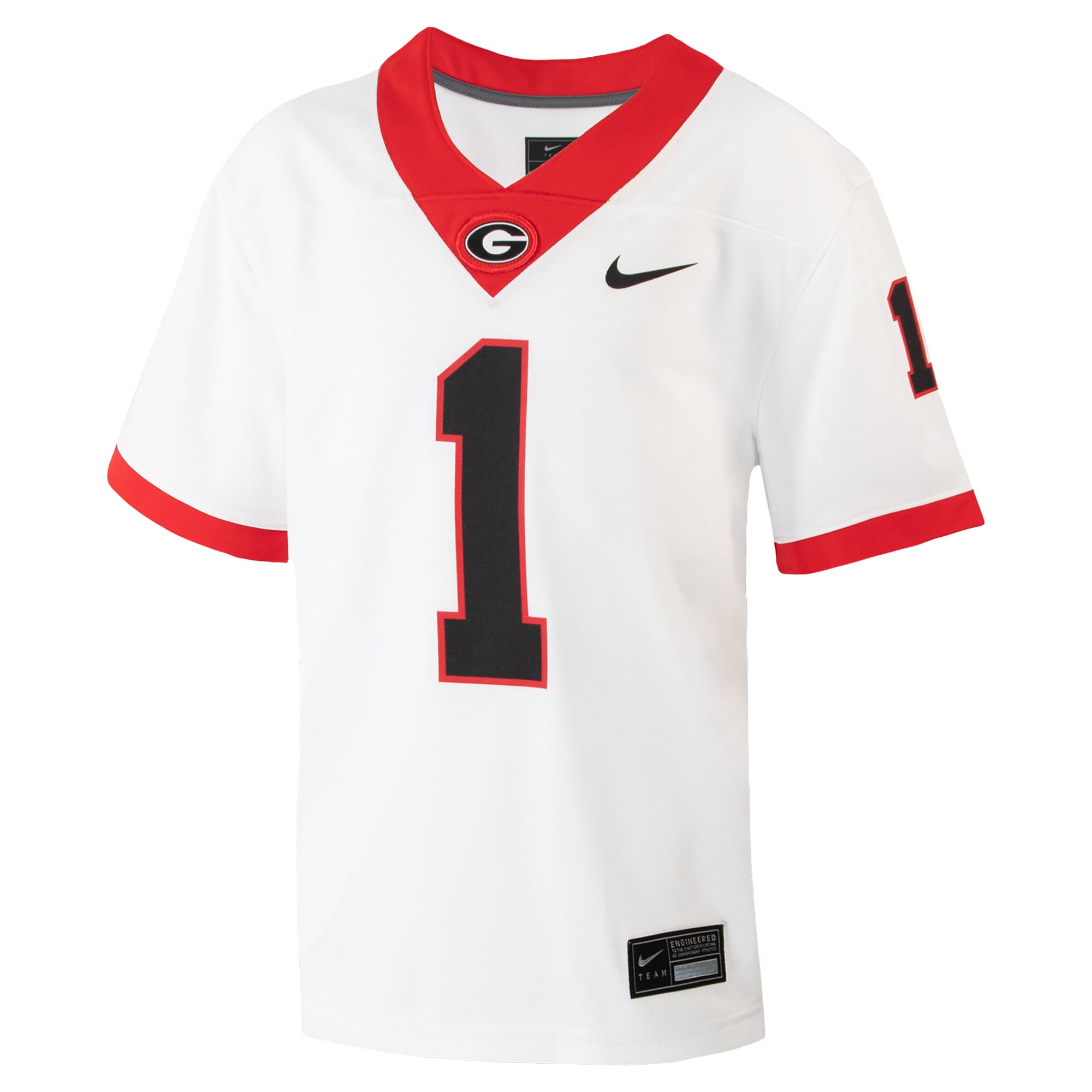 [Youth] Georgia Bulldogs Preschool Football Jersey - White | Stadium Series 26/27 Season