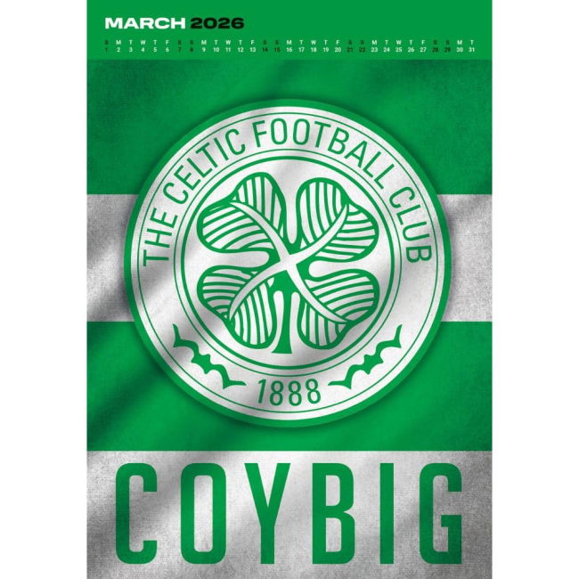 Glasgow Celtic D. Calendar #2026 2024-2025 Season Official Merch (v4)