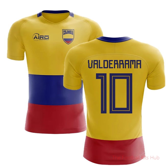 [LK] 2025/26 Colombia Flag Football Shirt (Valderrama 10)