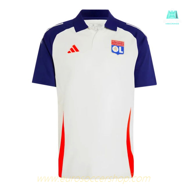 2024-2025 Olympique Lyon Polo Shirt (White)