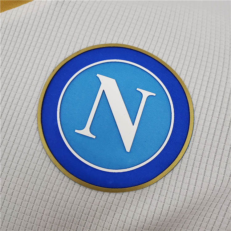 Comfort Fit Napoli 21-22 Third White Soccer Jersey Football Shirt