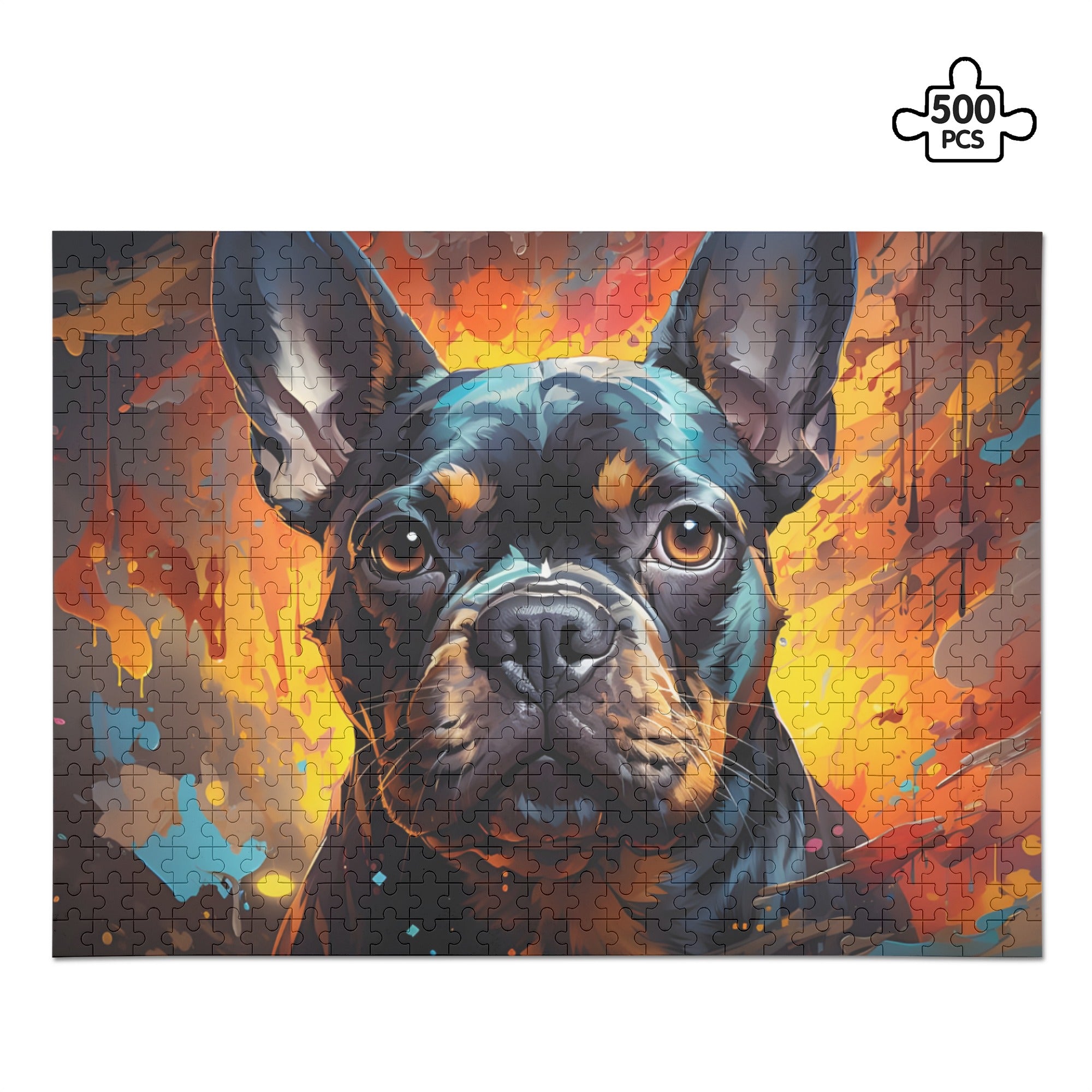 French Bulldog Jean Puzzle Cute Frenchie Essential