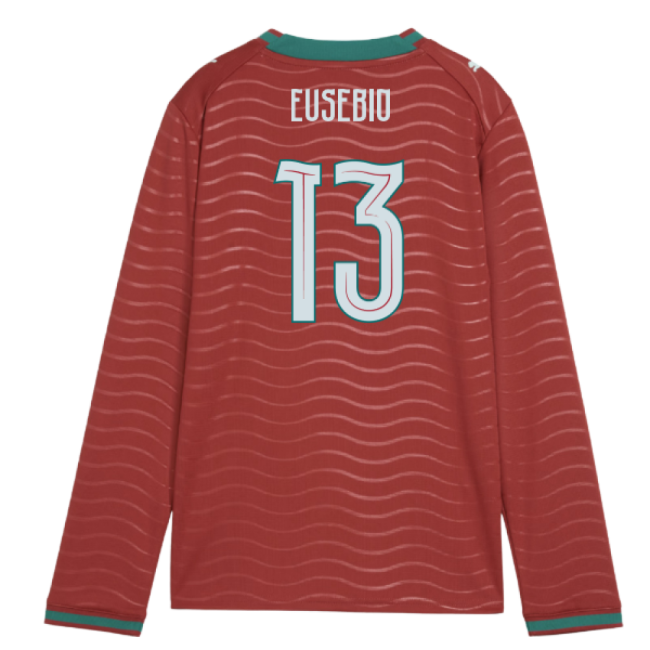 Portugal Long Sleeve Home Kit 2026-2027 Match Day Jersey