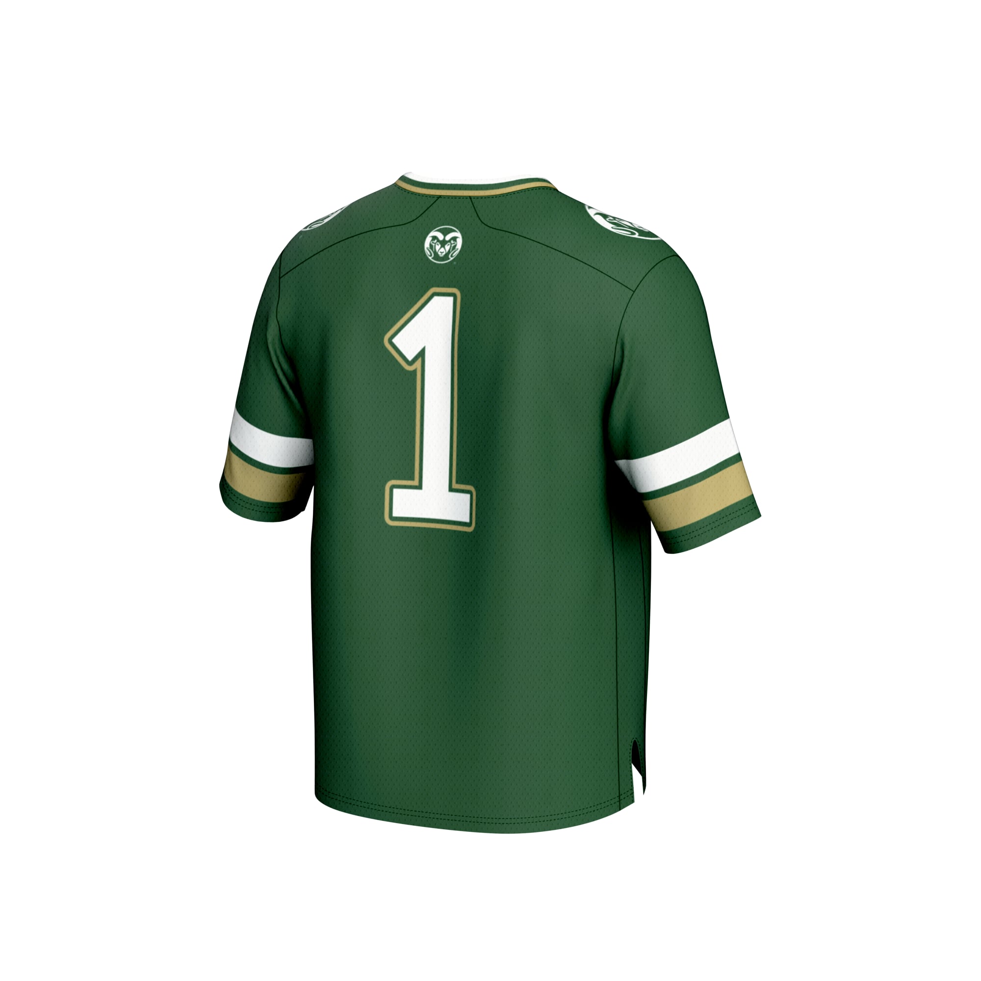 Youth #1 Green Colorado State Rams Collegiate Football Fashion Jersey