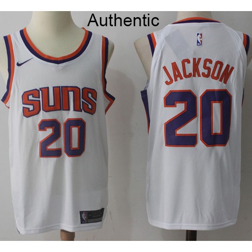 Suns White Phoenix Suns #20 Nike Jersey - Discounted NBA Fan Apparel